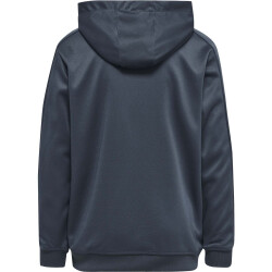 hummel Promo Poly Hoodie Kinder ombre blue/nasturtium 116