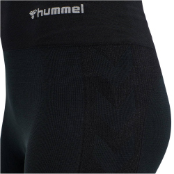 hummel hmlCLEA Seamless Mid-Waist Leggings Damen black melange L
