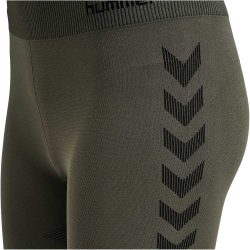 hummel First Seamless kurze Tights Damen grape leaf XS/S