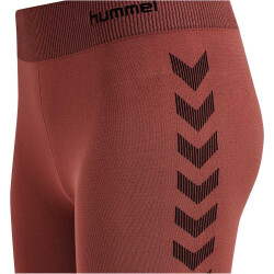 hummel First Seamless Leggings Damen marsala XS/S