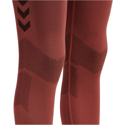 hummel First Seamless Leggings Damen marsala XS/S