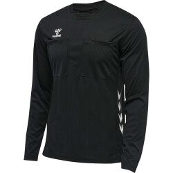 hummel Chevron langarm Schiedsrichtertrikot Herren black S