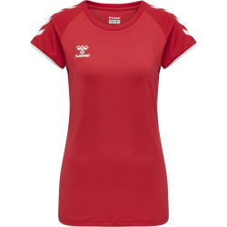 hummel Core Volleyball Stretch T-Shirt Damen true red XS