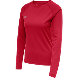 newline Core Laufshirt langarm Damen tango red XS