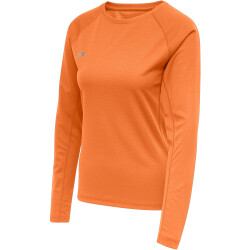 newline Core Laufshirt langarm Damen orange tiger XS