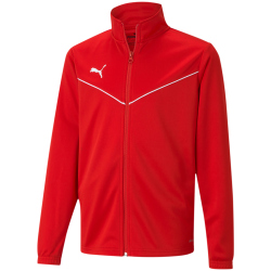 PUMA teamRISE Trainingsjacke Kinder PUMA red/PUMA white 164