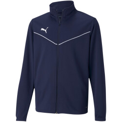 PUMA teamRISE Trainingsjacke Kinder peacoat/puma white 128