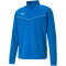 PUMA teamRISE 1/4-Zip Top electric blue lemonade S