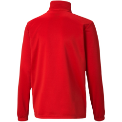 PUMA teamRISE 1/4-Zip Top Kinder 01 - PUMA red/PUMA white 164