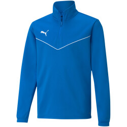 PUMA teamRISE 1/4-Zip Top Kinder 02 - electric blue...