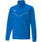 PUMA teamRISE 1/4-Zip Top Kinder 02 - electric blue lemonade 116