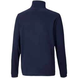 PUMA teamRISE 1/4-Zip Top Kinder 06 - peacoat/puma white 164