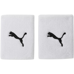 2er Pack PUMA Team Long Schweißbänder white