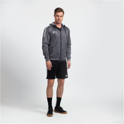 DERBYSTAR Primo Kapuzenjacke grau/schwarz 164