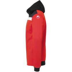 uhlsport Offense 23 Multi Anzug mit Kapuze rot/schwarz/weiß 116