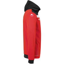 uhlsport Offense 23 Multi Anzug mit Kapuze rot/schwarz/weiß 116