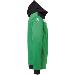 uhlsport Offense 23 Multi Anzug mit Kapuze gr&uuml;n/schwarz/wei&szlig; S