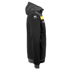 uhlsport Offense 23 Multi Anzug mit Kapuze schwarz/anthrazit/limonengelb 140