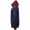 uhlsport Offense 23 Multi Anzug mit Kapuze marine/bordeaux/fluo gelb 116