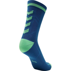 hummel Elite Indoor Socken kurz green ash/blue coral 27-30