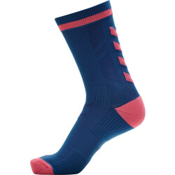 hummel Elite Indoor Socken kurz blue coral/tea rose 27-30