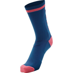 hummel Elite Indoor Socken kurz blue coral/tea rose 27-30