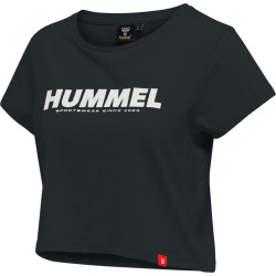 hummel hmlLEGACY Cropped T-Shirt Damen black XS