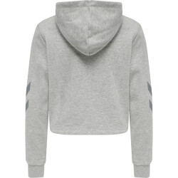 hummel hmlLEGACY Cropped Hoodie Damen grey melange XS