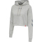 hummel hmlLEGACY Cropped Hoodie Damen grey melange M