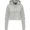 hummel hmlLEGACY Cropped Hoodie Damen grey melange M