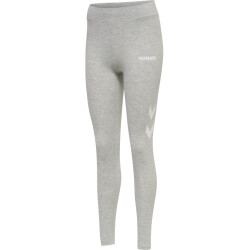 hummel hmlLEGACY Damen High-Waist Tights grey melange M