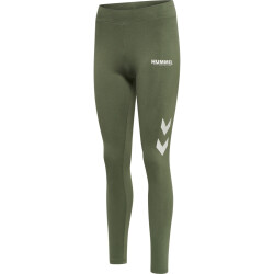 hummel hmlLEGACY Damen High-Waist Tights beetle XS