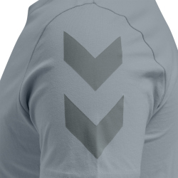 hummel hmlLEGACY Chevron T-Shirt Herren grey melange XXS