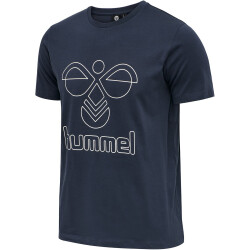 hummel hmlPETER Freizeit T-Shirt kurzarm Herren blue...