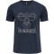 hummel hmlPETER Freizeit T-Shirt kurzarm Herren blue nights S