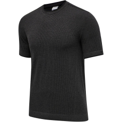 hummel hmlJOE Seamless Funktionsshirt Herren black melange M