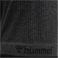 hummel hmlJOE Seamless Funktionsshirt Herren black melange M
