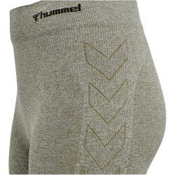 hummel hmlCI Seamless Mid Waist Tights Damen vetiver melange XS