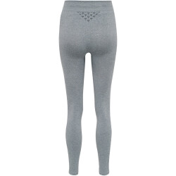 hummel hmlCI Seamless Mid Waist Tights Damen grey melange XS