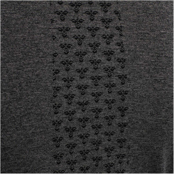 hummel hmlCI Seamless langarm Trainingsshirt Damen black melange XS