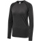 hummel hmlCI Seamless langarm Trainingsshirt Damen black melange XS