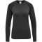 hummel hmlCI Seamless langarm Trainingsshirt Damen black melange XS