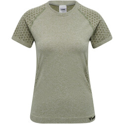 hummel hmlCI Seamless Trainingsshirt Damen vetiver melange S