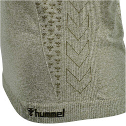 hummel hmlCI Seamless Trainingsshirt Damen vetiver melange S