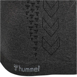 hummel hmlCI Seamless Trainingsshirt Damen black melange XS
