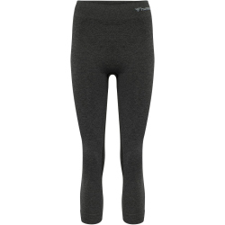hummel hmlCI 3/4 Seamless Tights Damen black melange XS
