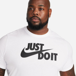 NIKE Sportswear JUST DO IT T-Shirt Herren 100 - white/black M