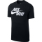 NIKE Sportswear JUST DO IT T-Shirt Herren 011 - black/white XL
