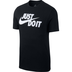 NIKE Sportswear JUST DO IT T-Shirt Herren 011 - black/white M