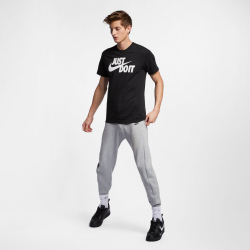 NIKE Sportswear JUST DO IT T-Shirt Herren 011 - black/white M